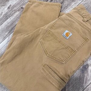 Carhartt Tan Relaxed Fit Carpenter Pants 33x30